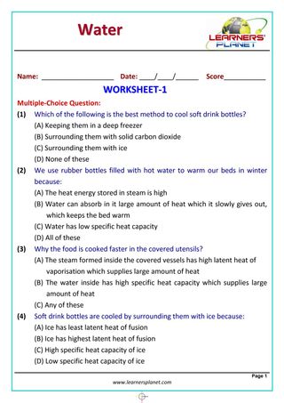 Grade-7-Science-Olympiad - Water