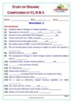 Grade-10-Chemistry-Olympiad - Study of Organic Compounds of Cl, N, S
