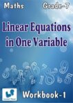 Linear Equations in One Variable-Workbook