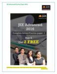 JEE Advanced Solved Practice Paper