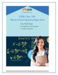 CBSE Class 12th Solved Question Papers PCM