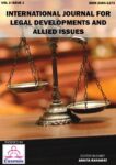 International Journal of Legal Developments And Allied Issues