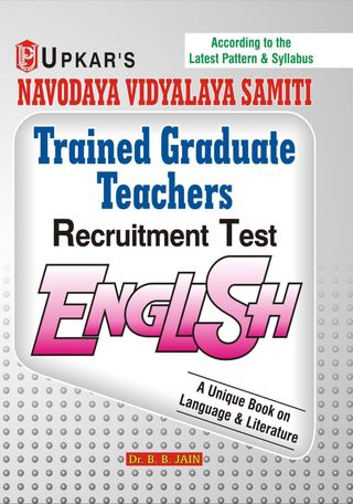 Navodaya Vidyalaya Samiti Trained Graduate Teachers Recruitment Test English