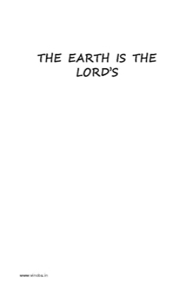 The Earth is the Lord's