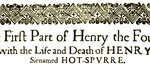 King Henry IV, the First Part