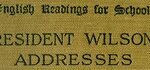 President Wilson's Addresses