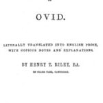 The Metamorphoses of Ovid, Books I-VII
