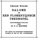Salome en Een Florentijnsch Treurspel