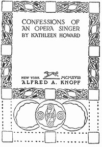 Confessions of an Opera Singer