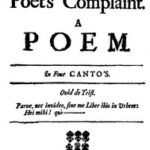 Poeta de Tristibus; Or, The Poet's Complaint