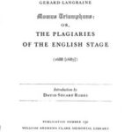 Momus Triumphans: or, the Plagiaries of the English Stage (1688[1687])