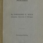 The Library Assistant's Manual