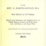The Lives of the Saints, Volume 03 (of 16): March