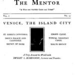 The Mentor: Venice, the Island City, Vol. 1, Num. 27, Serial No. 27