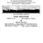 The Mentor: Among the Ruins of Rome, Vol. 1, Num. 46, Serial No. 46