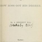 Oxford Days; or, How Ross Got His Degree