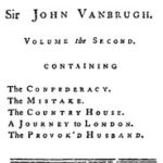 Plays, written by Sir John Vanbrugh, volume the second