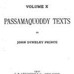 Passamaquoddy Texts