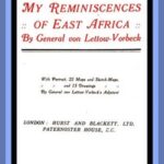 My Reminiscences of East Africa