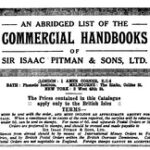 An abridged list of Commercial Handbooks of Sir Isaac Pitman & Sons, Ltd.