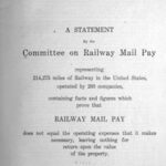 Mail Carrying Railways Underpaid