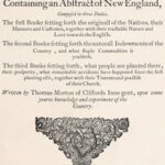 The New English Canaan of Thomas Morton with Introductory Matter and Notes