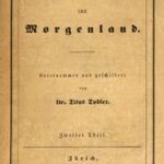 Lustreise ins Morgenland, Zweiter Theil (von 2)