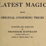 Latest Magic, Being original conjuring tricks