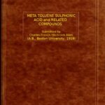 Meta Toluene Sulphonic Acid and Related Compounds