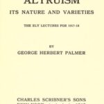 Altruism: Its Nature and Varieties