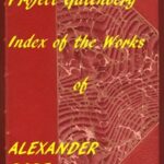 Index of the Project Gutenberg Works of Alexander Pope