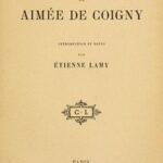Mémoires de Aimée de Coigny