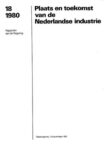 Plaats en toekomst van de Nederlandse industrie