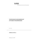 The psychology and economics of attitudes in The Netherlands - 18
