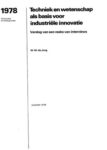 Techniek en wetenschap als basis voor industriële innovatie