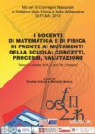 I docenti di matematica e di fisica di fronte ai mutamenti della scuola: concetti, processi, valutazioni