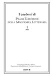 Quaderni di Prassi Ecdotiche della Modernità Letteraria: 01-Jan-2016