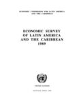 Estudio Económico de América Latina y el Caribe 1989 = Economic Survey of Latin America and the Caribbean 1989