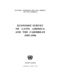 Estudio Económico de América Latina y el Caribe 1995-1996 = Economic Survey of Latin America and the Caribbean 1995-1996