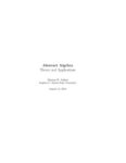 Abstract Algebra: Theory and Applications