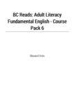 B.C. Reads: Adult Literacy Fundamental English, Course Pack Six