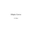 Elliptic Curves