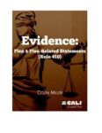 Evidence: Plea and Plea-Related Statements, Rule 410
