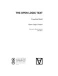 The Open Logic Text: Open Logic Project
