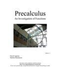 Precalculus: An Investigation of Functions
