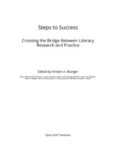 Steps to Success: Crossing the Bridge Between Literacy Research and Practice
