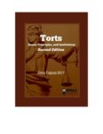 Torts: Cases, Principles and Institutions