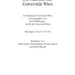 Die Matrikel der Universität Wien: VIII: Band 1746/47-1777/78