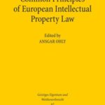 Common Principles of European Intellectual Property Law