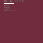 Die Akten des Kaiserlichen Reichshofrats (RHR) – Serie II: Antiqua Band 4: Karton 278-424